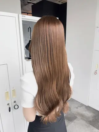 ロング 韓国風style ❤︎ 古庄美月のヘアスタイル