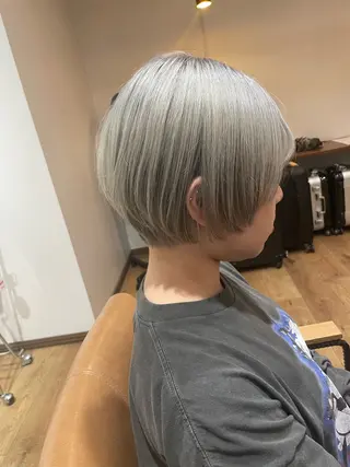 ショート ボブパーマ🧸 /YUNAのヘアスタイル