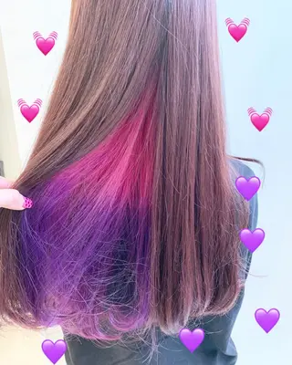 ミディアム カラー 新宿駅近♡個室 ♡関口三都季🌜のヘアスタイル