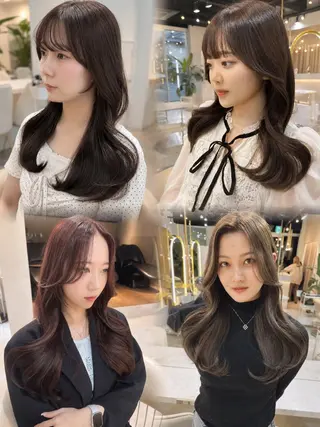 ロング カラー Akane レイヤー/艶カラーのヘアスタイル
