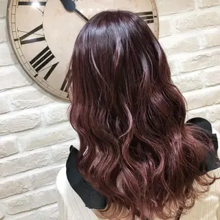 ミディアム カラー Aujua ソムリエ 勝又舞夏のヘアスタイル