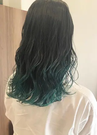 セミロング カラー MIZUHO / ダブルカラー髪質改善のヘアスタイル