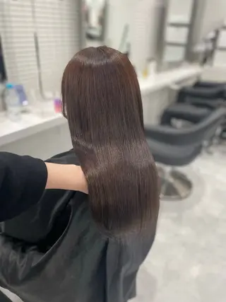 ロング カラー 𓏸レイヤー髪質改善 透けカラーカノン🫧のヘアスタイル