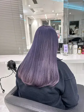 セミロング カラー SHIKI押上 ハラサワアヤカのヘアスタイル