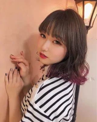 ミディアム カラー 垢抜けレイヤー✂️ RYOTAのヘアスタイル