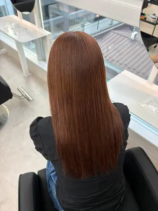 セミロング カラー 💎あおい💎大宮 🦋ワンカラー🦋のヘアスタイル