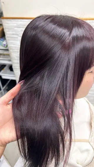 ロング カラー 🫧💞ハイトーン 瀧田 菜々花🦄🫧のヘアスタイル