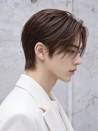 カラー メンズ 🦋韓国風レイヤー/ 艶髪矯正🦋凛太郎のヘアスタイル