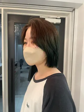 カラー Koto🌿 ブリーチなしカラーのヘアスタイル