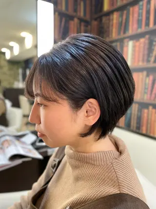 ショート 👑銀座ショート/ 絶壁補正/金子涼👑のヘアスタイル