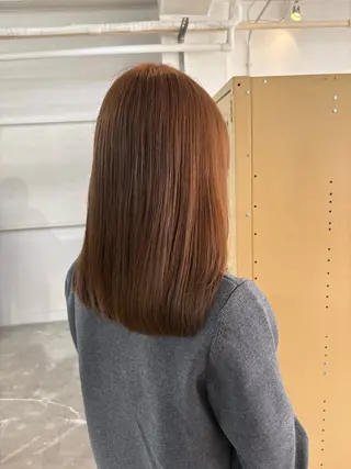 セミロング カラー ERII /伏見 カットモデル募集中！のヘアスタイル