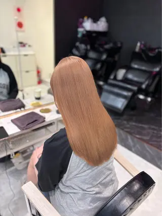 ロング カラー 色落ち綺麗🩰ハイ トーン🎀RINKAのヘアスタイル