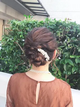 ヘアアレンジ ご新規様限定 透明感カラーKANAのヘアスタイル