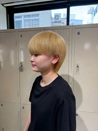 メンズ 🧤高明度ハイトーン 🧤莉音のヘアスタイル