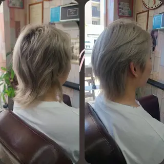 ミディアム TAKA✂️メンズ ◎艶サラ髪✨のヘアスタイル