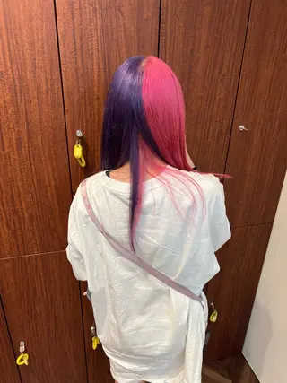 ミディアム カラー レイヤー専門家 ダブルカラー修のヘアスタイル
