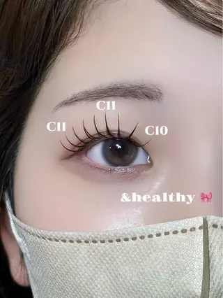 マツエク・マツパ LASH Muse AKOのマツエク・マツパデザイン