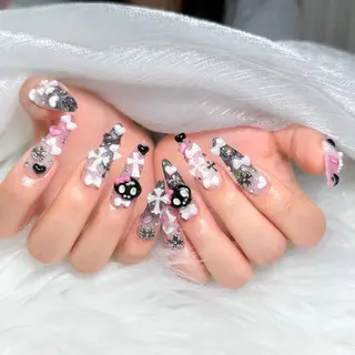 ロング カラー hiro koのネイルデザイン