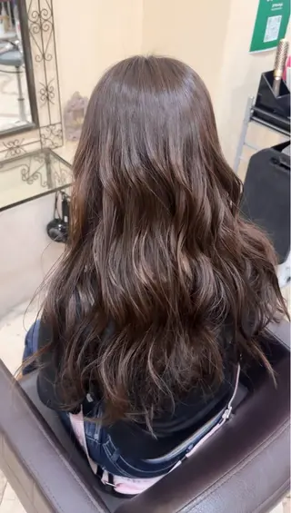 ロング カラー さ りのヘアスタイル