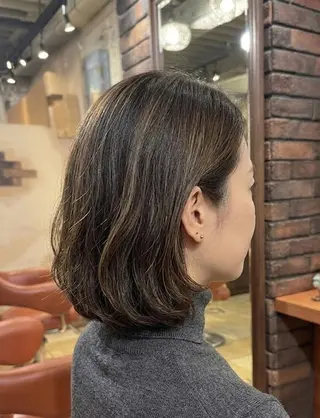 ミディアム flencia 丸 和博｜カットのヘアスタイル