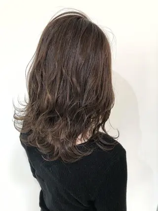 ミディアム 夜23時まで予約🉑 reverieあきらのヘアスタイル