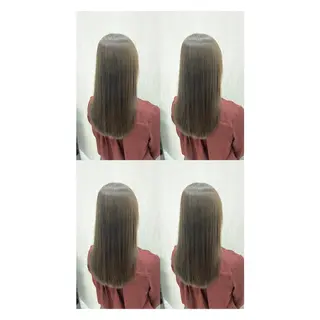 セミロング カラー 店長✨レイヤー✖️ 髪質改善✖️韓国ヘアのヘアスタイル