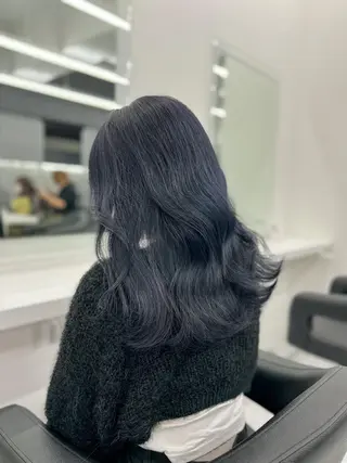 セミロング カラー ヘアアレンジ 💍透明感×韓流ハイ トーン💍RYUTAのヘアスタイル