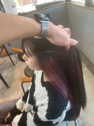 カラー 桝谷 来空のヘアスタイル