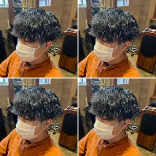 パーマ メンズ メンズパーマ特化 望月謙二郎のヘアスタイル
