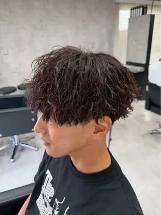 パーマ メンズ ⚡️大宮パーマ特化 美容師⚡️ 真裟斗のヘアスタイル