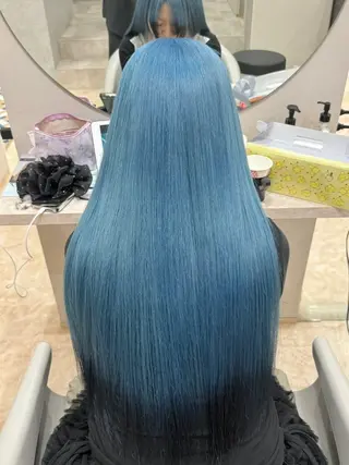 ロング カラー 水野 亨祐のヘアスタイル