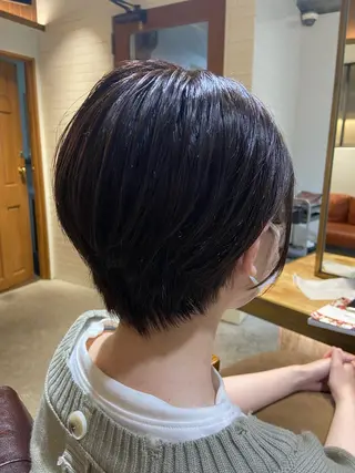 ショート カラー ヘアアレンジ レイヤー×ヘッドスパ *保田遥*のヘアスタイル