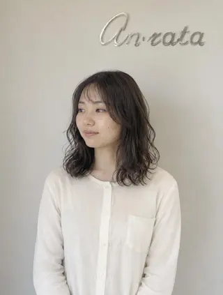 ミディアム an・rata/ 当日OK/和歌山市駅のヘアスタイル