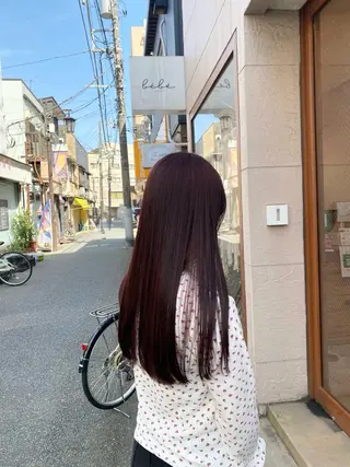 ロング カラー MORISHITA HARUKAのヘアスタイル