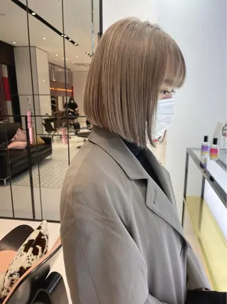 ミディアム カラー パーマ ヘアアレンジ メンズ キッズ ネイル マツエク・マツパ レイヤーカット🪽 カネコミユのヘアスタイル