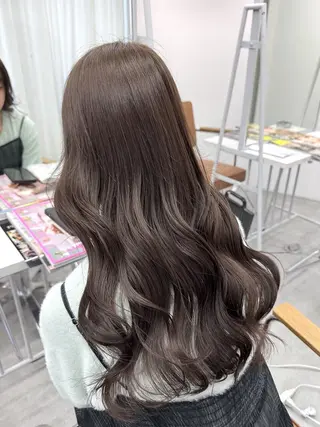 ロング カラー ヘアアレンジ 🌈髪質改善💕 縮毛矯正✨青木まで✨のヘアスタイル