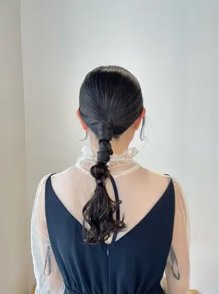 ロング ヘアアレンジ ひ な た⌇ elto 四条烏丸のヘアスタイル