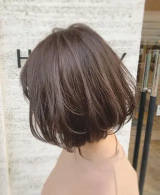ショート 斉藤大河 カラー/縮毛矯正のヘアスタイル