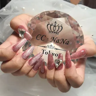 ネイル CC NaNa ワンホンネイル🌙Nのネイルデザイン