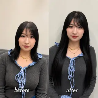 ロング カラー 🦋REISA🦋 エクステ×ハイトーンのヘアスタイル