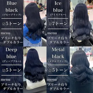 セミロング カラー ヘアアレンジ レイヤー×透明感カラ ーHAYATOのヘアスタイル