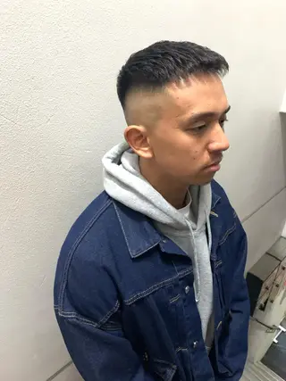 ショート パーマ メンズ 田中 千恩のヘアスタイル