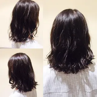 ミディアム パーマ 【ツヤ髪美容師】 ツダケイスケのヘアスタイル