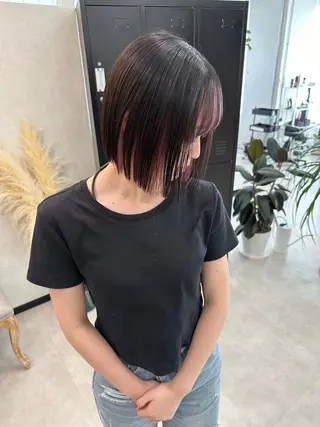 ショート カラー ヒラ マツのヘアスタイル