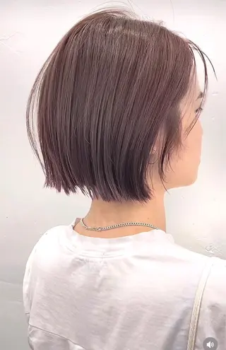 ショート カラー レイヤー専門家 ダブルカラー修のヘアスタイル