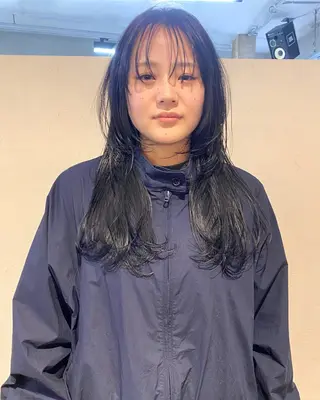 ロング 坂本 裕介のヘアスタイル