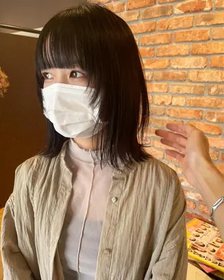 ミディアム 村澤 拓弥のヘアスタイル