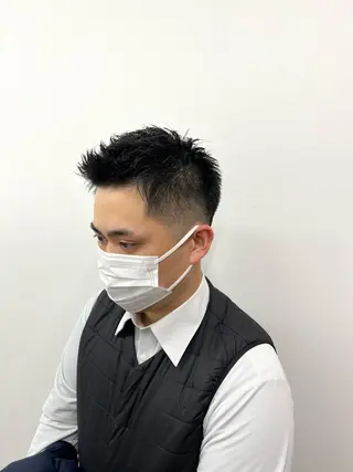ショート メンズ 木下 紗綾のヘアスタイル