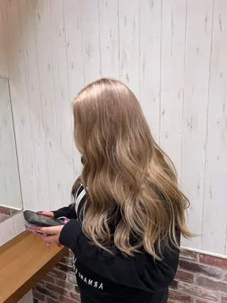 ロング カラー FANスタイリスト Ⓜ️EIのヘアスタイル