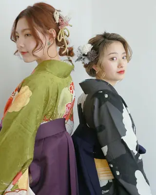 ロング あやか 白髪ぼかしハイライトのヘアスタイル